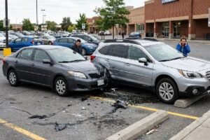 accident sur parking